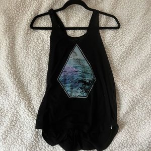 Volcom black tank
